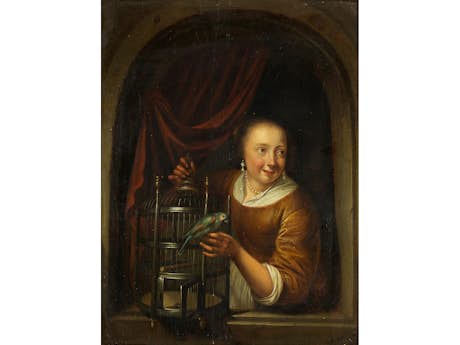 Gerrit Dou, auch genannt Gérard Dou , 1613 Leiden – 1675 ebenda, Kreis des